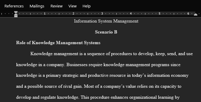 Information System Management