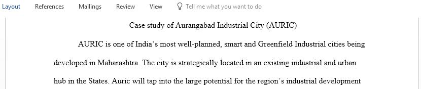 Present a case study on a greenfield or new city that is starting fresh using digital and IOT connected assets