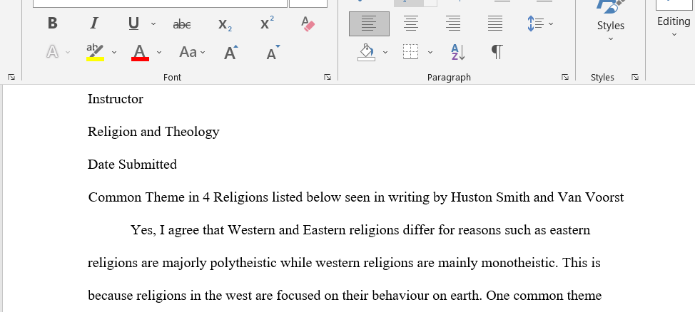 Religion and Theology