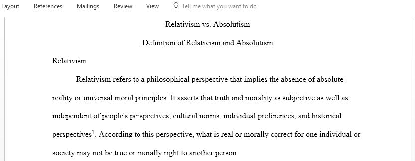 Is Christian ethics relativistic or absolutist