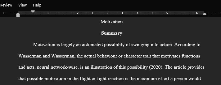 Find two peer-reviewed journal articles on motivation in regard to avoidance and approach or the Flight-or-Fight response