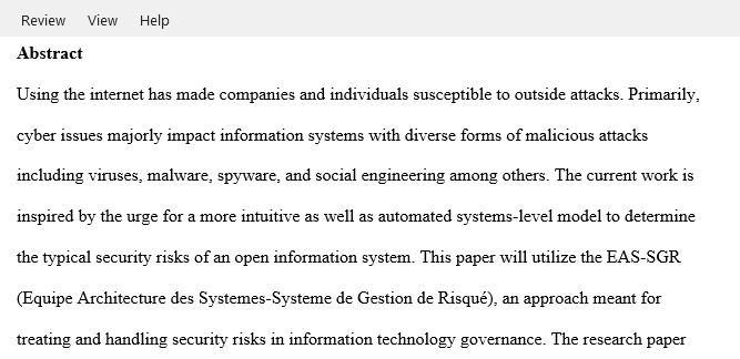 Best practices for an organization to consider in identifying and managing risk