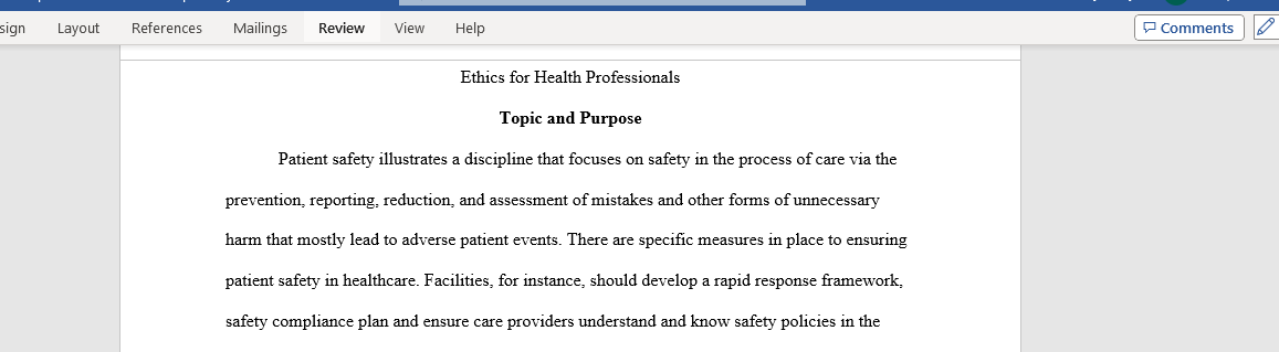 Ethics for Health Professionals