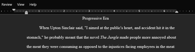 One of the most famous books in American history was published during the Progressive Era and played a huge role in Progressive Ideology