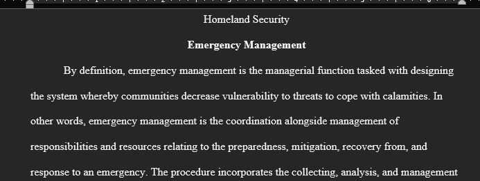 What is emergency management how did it develop and how is it different from civil defense